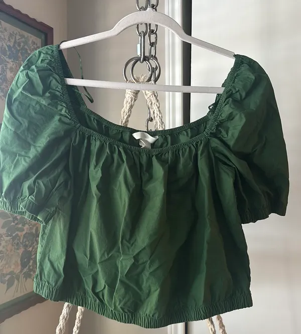 H&M Green Blouse - Image 2