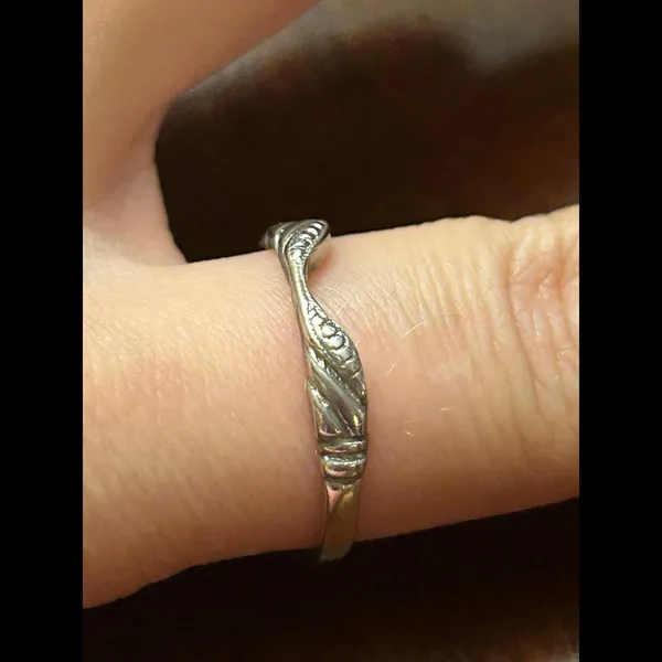 Ring band 925 sterling silver size 9.25 1.86 - Image 5
