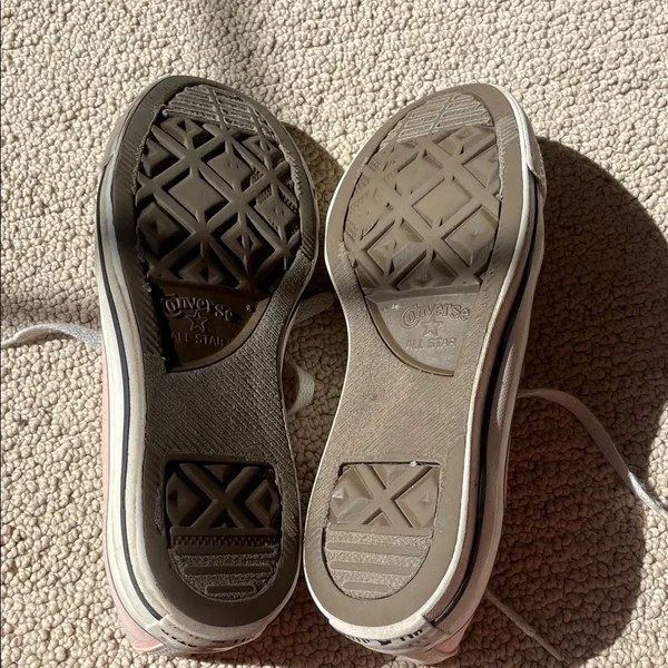 Pink Low-Top Converse Sneakers - Image 8