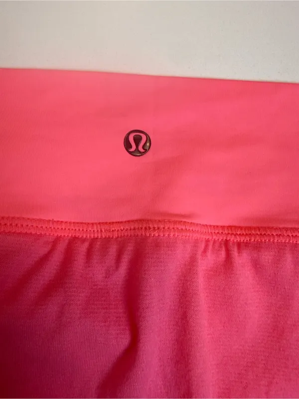 Lululemon neon pink women’s athletic tennis/golf‎ running skort size Small/6 - Image 3