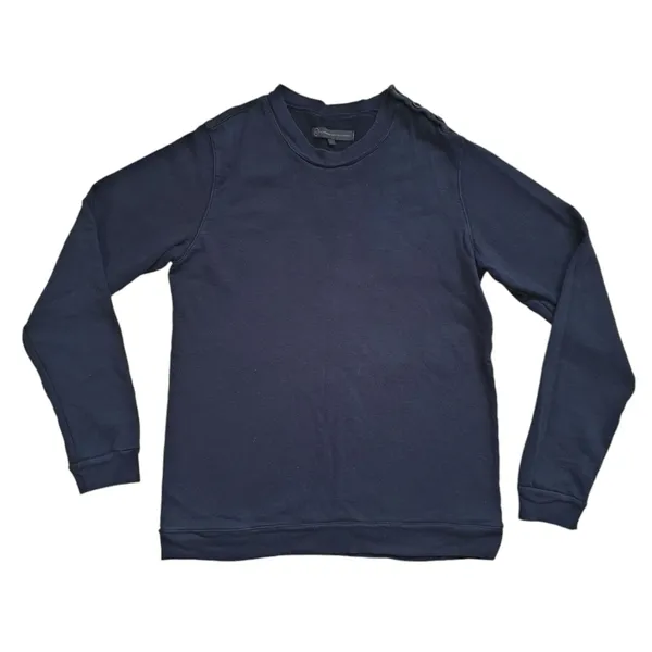 AG Adriano Goldschmied Sweatshirt Womens Large Button Shoulder Pullover USA - Image 2