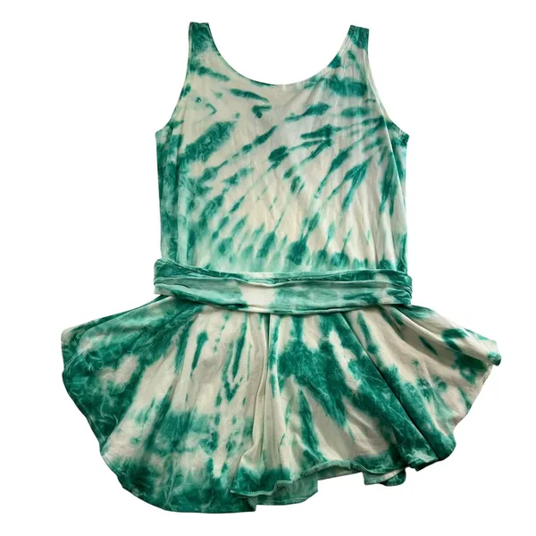 Vtg 90s In Gear L Large Tunic Top Dress‎ Tie Dye USA Whimsy Fairycore Balletcore - Image 2