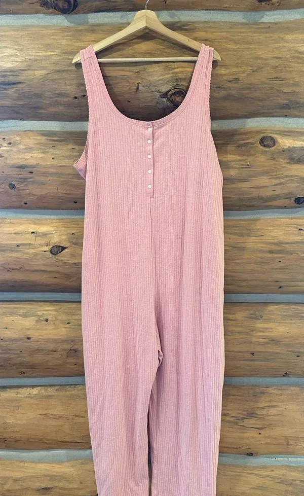 Old Navy Ribbed Lounge Jumpsuit size XXL - Image 3