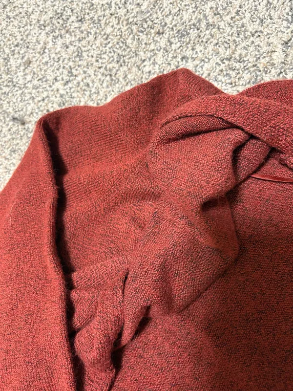 LOFT Ribbed Trim Open Front Pocket Cardigan Sweater  - Image 4