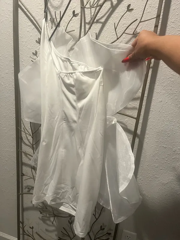 White floral dress - Image 2