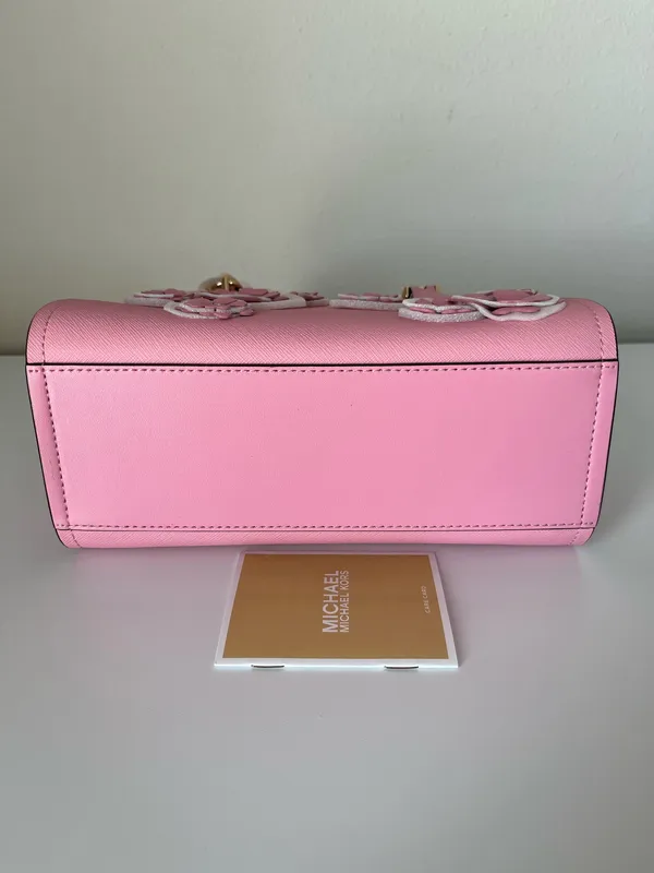 Michael Kors Marilyn Small Floral Embellished Satchel - Image 4