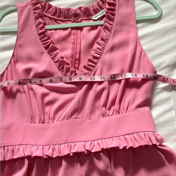 Revolve Amanda Uprichard Moneta Dress in‎ Bloom Pink NWT size Medium - Image 9