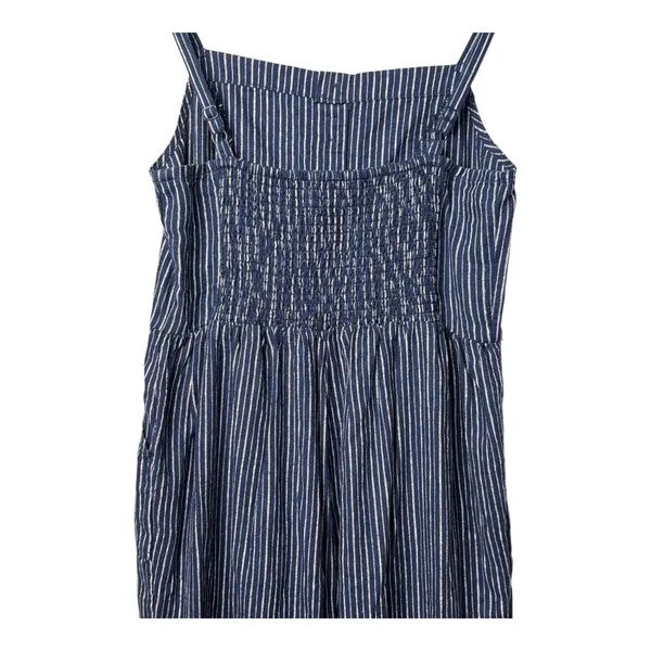 Old‎ Navy Striped Button Front Jumpsuit Sleeveless Navy White Women Size Small - Image 5