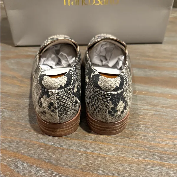 Franco Sarto Snake Print Loafers Women’s Size 5.5‎ New In Box - Image 6