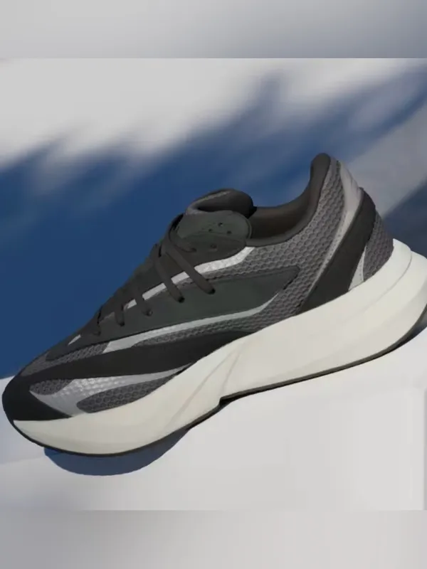 NEW adidas Lightblaze Running Inspired Shoe Women’s size 10 Black Silver Gray - Image 4