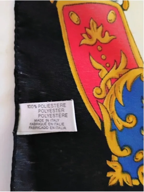 Made In Italy Equestrian Polyester Scarf Unbranded Red - Image 6