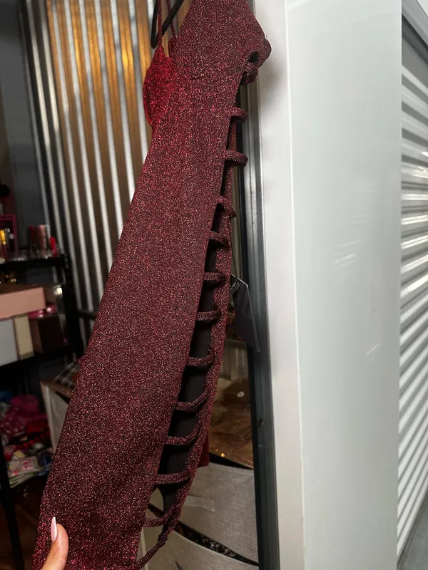 Dress Red Size XS - Image 3