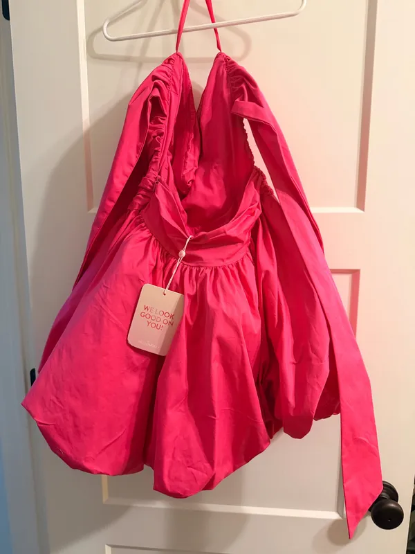 Hello Molly Pink Bubble Dress - Image 4