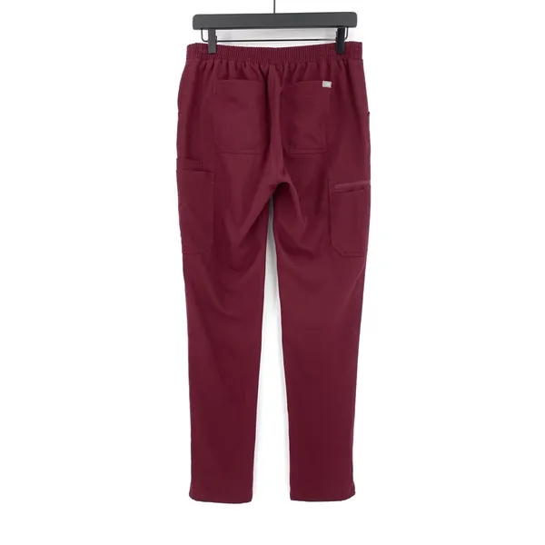 FIGS Yola Skinny Scrub Pants Burgundy S Tall - Image 6