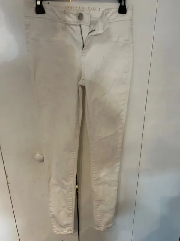American Eagle Outfitters White Skinny Jeans - Image 2