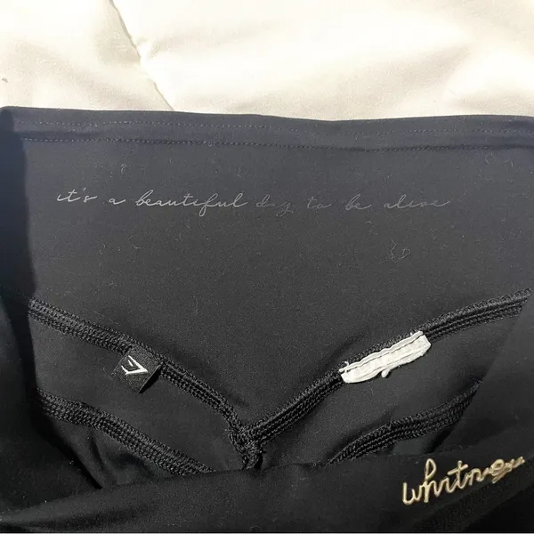 Whitney Simmons x Gymshark • black biker shorts sz XS - Image 9