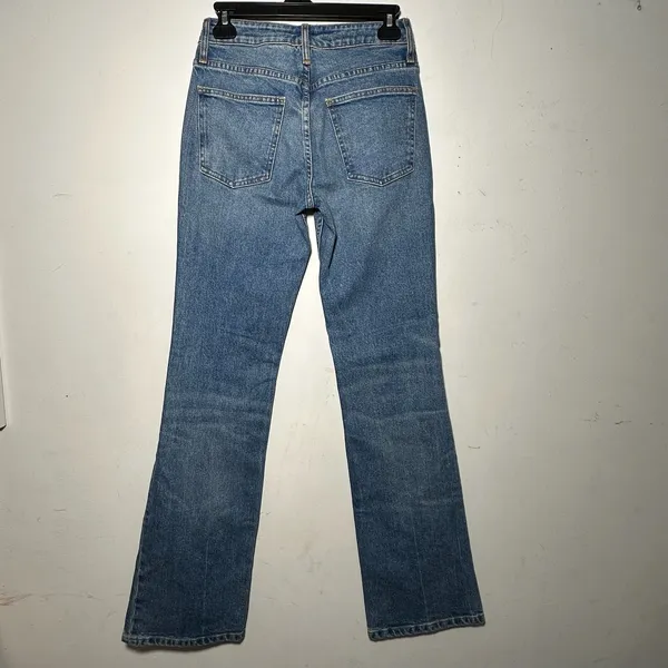 A.L.C. Womens Size 24 Denim Flare Jeans Medium Wash‎ - Image 5