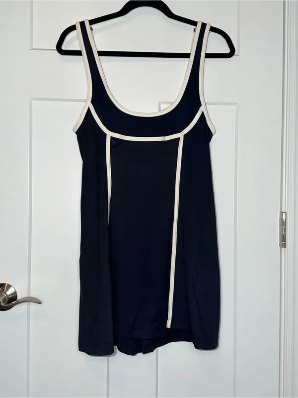 Daily Practice Piped Mini Dress Black Size M - Image 4