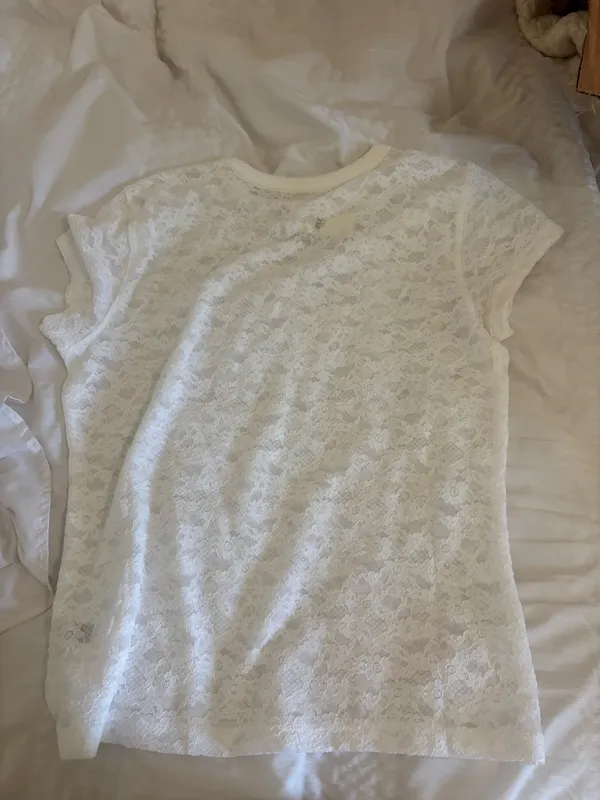 Aerie Lace Top White - Image 2