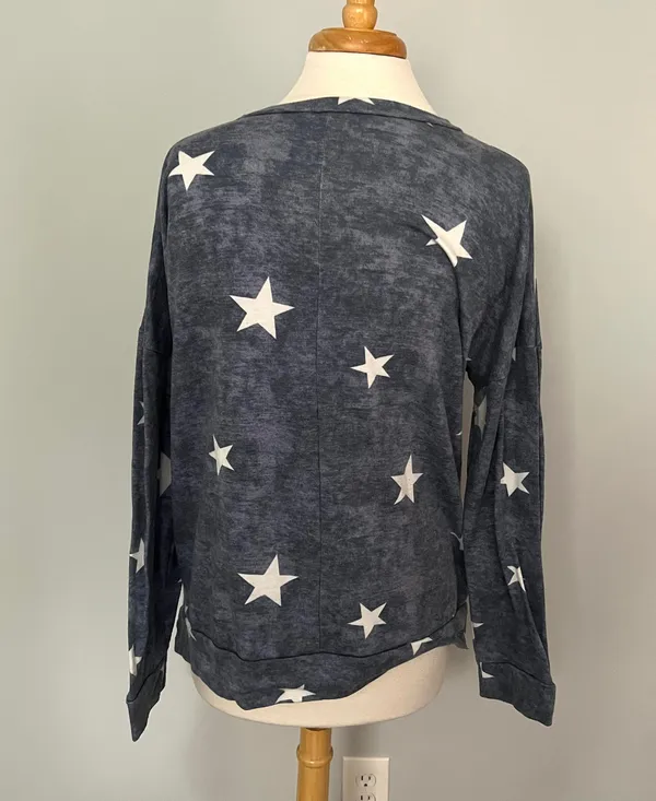 143 Story By Lineup Blue Star Pullover Sweatshirt - Image 6