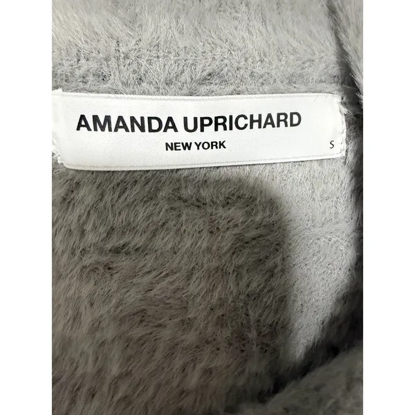 Amanda Uprichard Devin Mini Dress Fog Women's‎ Size Small - Image 10