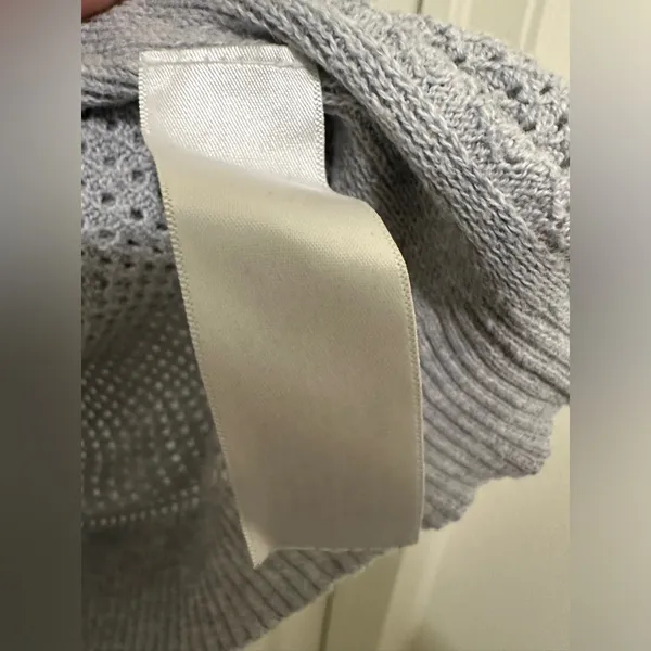 EILEEN FISHER Light Gray Jacket with hood. - Image 10