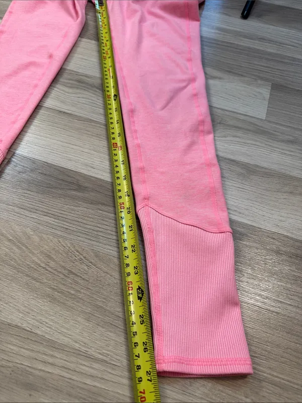 ALO Yoga Alosoft High-waist Lounge Pink Leggings size S - Image 8