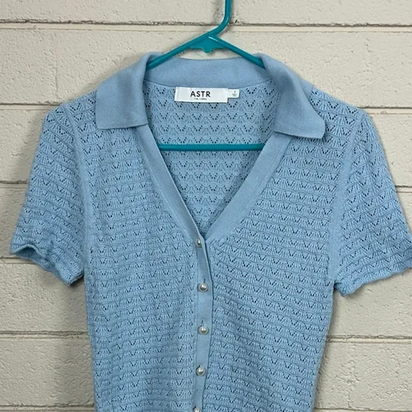Astr the Label Blue Sweater size S - Image 7