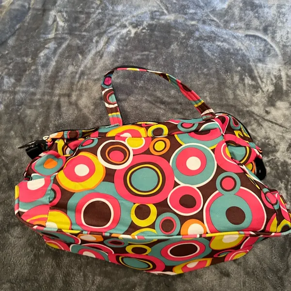 Colorful Patterned Women's Bag Pink - Image 2