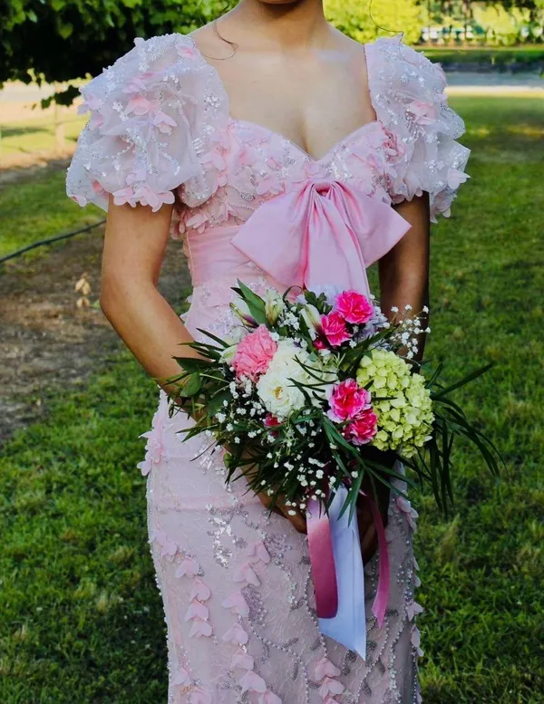 Prom Sherri Hill Dress Pink - Image 2