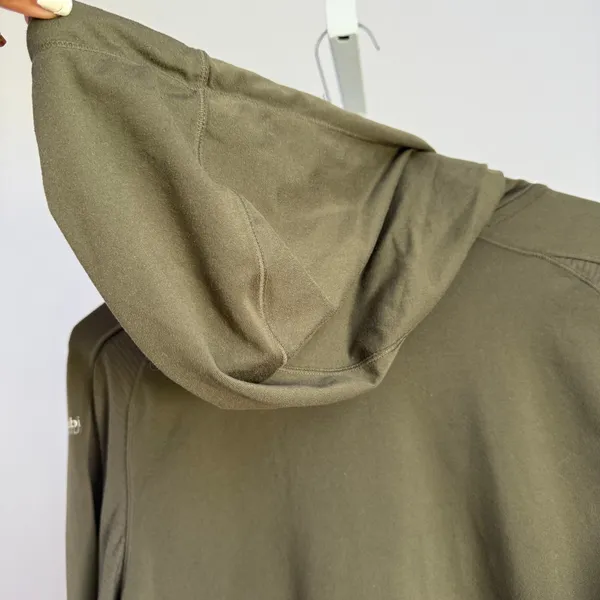 Columbia Titan Lite women's size M Hooded Full Zip Jacket Olive Green Athletic‎ - Image 8