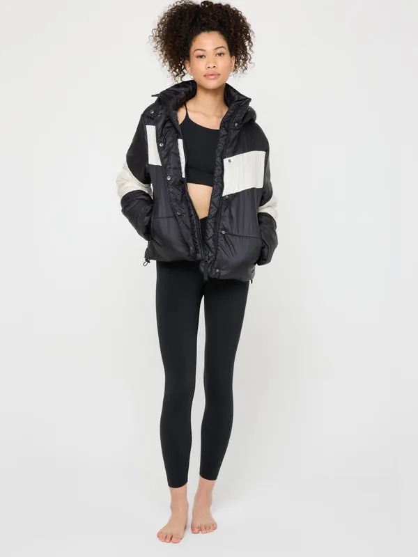 SPIRITUAL GANGSTER NWT Women’s Aero Puffer Jacket Black, Medium ($248) - Image 11