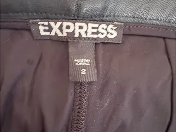Express Black Sequin Lace Detail Skirt - Image 4
