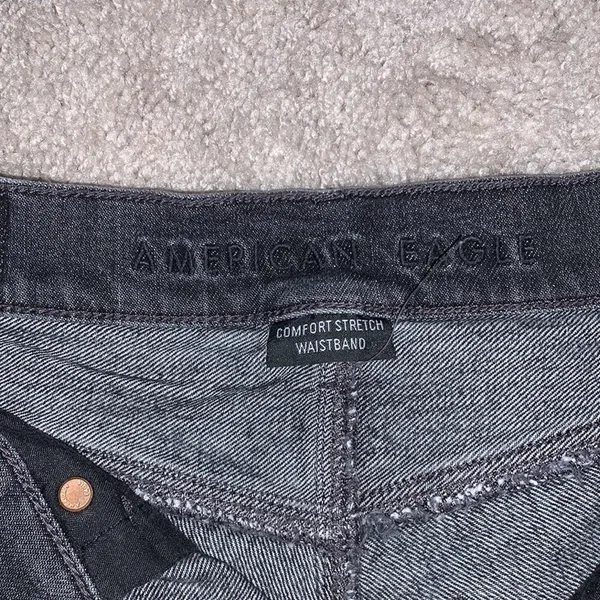 American Eagle Comfort Stretch Highest Rise 90s Boyfriend Shorts Womens 0 - Image 4