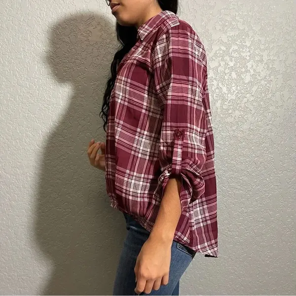 Plaid Top Red - Image 9
