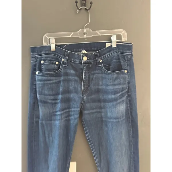Rag‎ & Bone High Rise Skinny Jeans Dark Wash Blue Denim Size 30 - Image 3