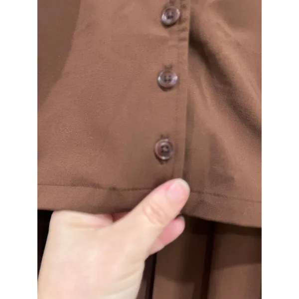 Aritzia Sunday Best Brown Skirt Set‎ Coquette Preppy Y2K Size XS 0 - Image 4