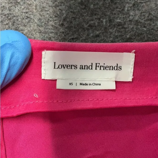 Lovers and Friends Noah Wrap Dress‎ Hot Prink size xS Midi Barbiecore - Image 12