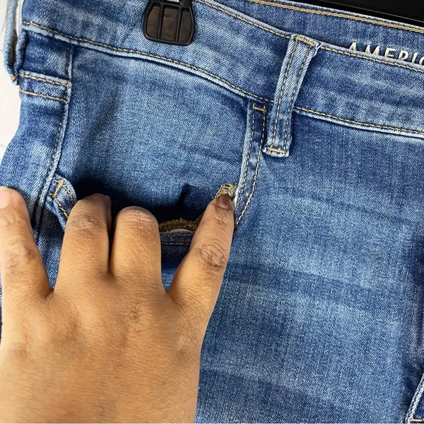 American Eagle Super High Rise Jeggings SZ 12 - Image 9