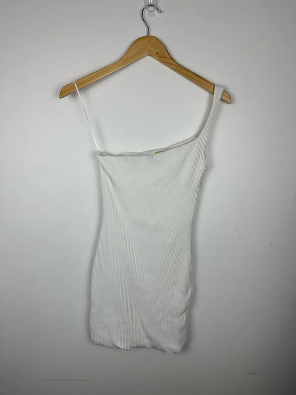 Gauge81 Erla One Shoulder Dress White Mini Cocktail Mini‎ Dress Women’s Sz S - Image 2