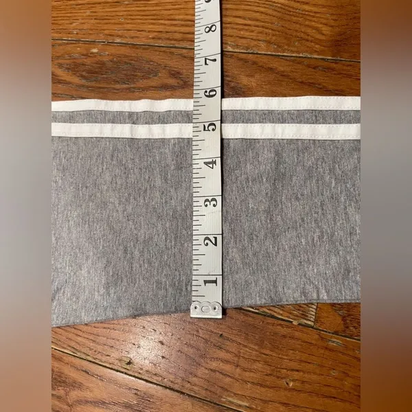 Adidas Kids Gray Joggers with White Stripes - Image 4