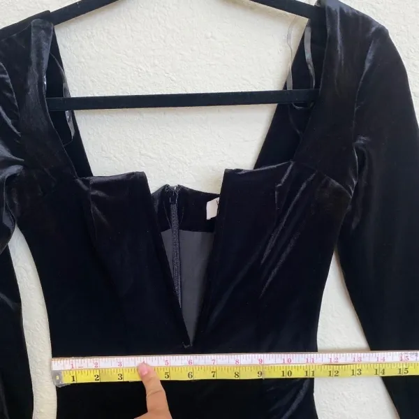 House of CB the Charlotte Plunge Maxi black Dress Size XS‎ NWOT - Image 14