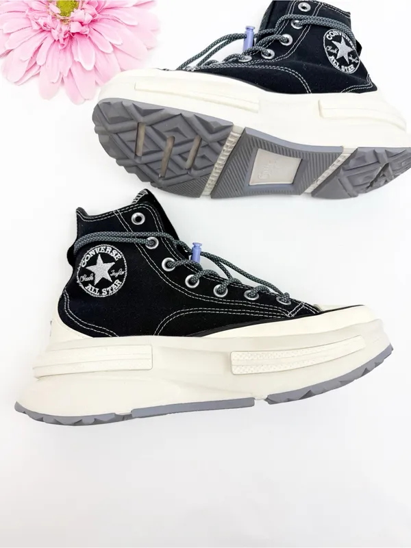 Converse All Star Run Star Legacy Cx High Top Platform Sneaker Black/Ultraviolet - Image 5