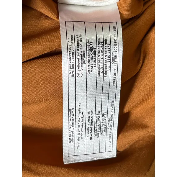 Avec Les Filles Over Sized Faux Leather Puffer Coat Cognac Brown S Anthropologie - Image 8