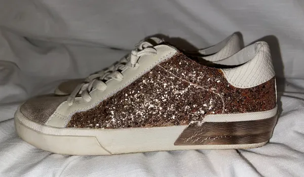 Dolce Vita Glitter Sneakers Pink Size 8.5 - Image 2