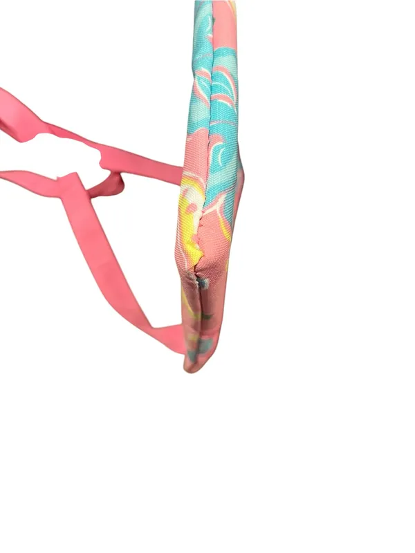 Simply Southern Crossbody Bag Pink Tropical Horseshoes Pockets Zippered - Image 6