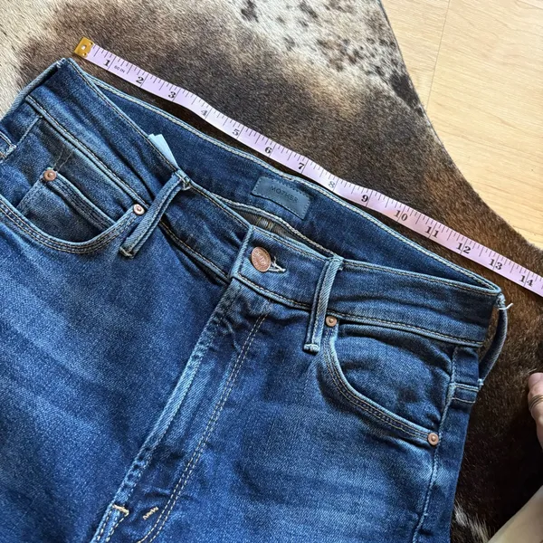 MOTHER‎ The Mid Rise Dazzler Ankle In Pardon My French Size 26 - Image 9
