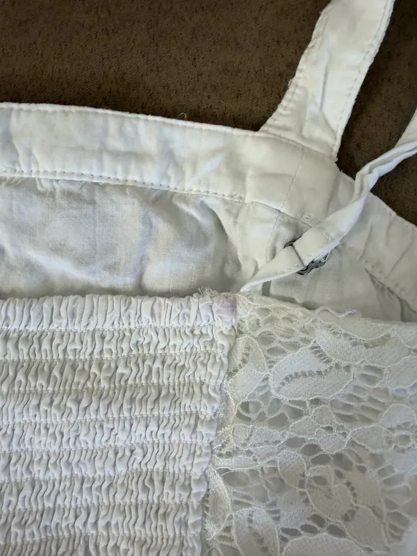 Abercrombie White Lace Tank - Image 4