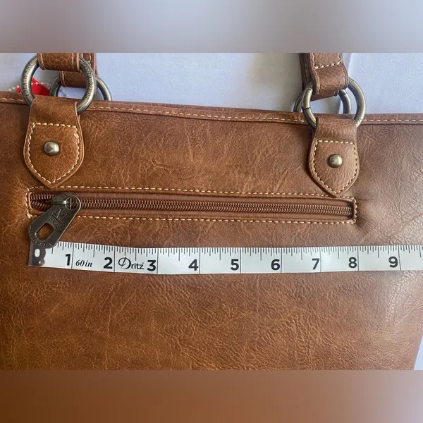 Tribal‎ Ethnic Western Style Shoulder Bag, Cognac Color, Simple & Beautiful - Image 9