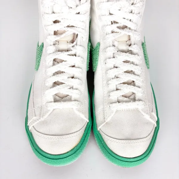 Nike Blazer Mid 77 Green Fade High Top Lace Up Sneakers Green White Women Size 6 - Image 8
